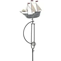 Moritz Gartenstecker Windspiel Segelschiff Gartenpendel