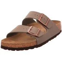 Birkenstock Arizona BF Nubuk Stone Pantolette