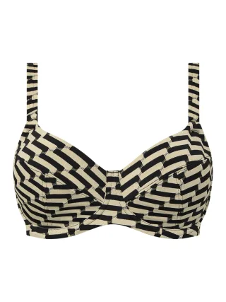 Femilet by Chantelle - Santosa Bedeckender Bügel-BH golden black - Gr. - 75 F