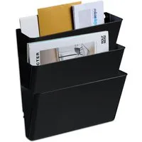 relaxdays Zeitungsständer Zeitschriftenhalter Wand 3er Set (3 St., 3er Set)