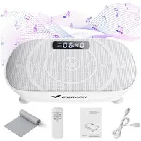 MERACH Vibrationsplatte Trainingsgerät, Angetriebene Vibrationsplattform, (1 tlg), für Ganzkörpertraining, Fettverbrennung und Muskelaufbau und Formung