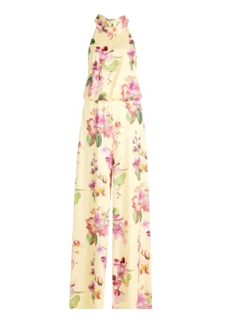 V by Vera Mont - Jumpsuit Yellow/Rosé - Gr. - 38