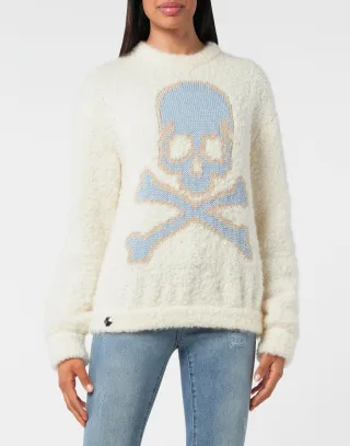 Rundhalspullover Skull&Bones