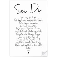 Posterlounge Wandbild Sei Du - ein Gedicht, Ohkimiko, erhältlich als Poster, Leinwandbild, Wandsticker oder Acrylglasbild