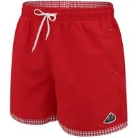 Mount Swiss Badeshorts Mount Swiss hochwertige Männer Badehose LUKAS mit Sun-Protection I (1-St)