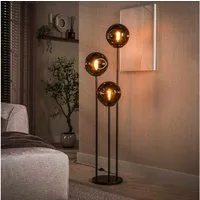 leven! Annekathrin Storkebaum Stehlampe STAR Stehleuchte 3 flammig Glaskuppel Hotel-Chic Design Mulit-Color