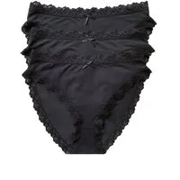 Nina Von C. Panty 3er Pack Damen Jazz Pant Multiple Packs (Packung, 3-St) Zwickel