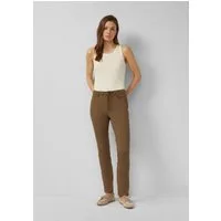 s.Oliver Chinos Hose Slim Fit-Hose aus Baumwollsatin