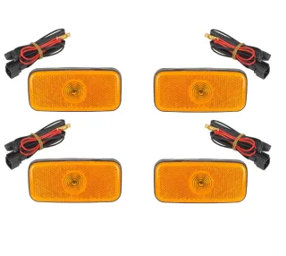 4x Seitenmarkierungsleuchte Leuchte Seitenbegrenzungsleuchte 1671689 1136137 für Ford Transit MK6 ab 2000-