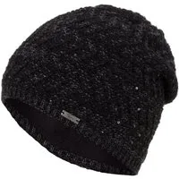 Faera Strickmütze Wintermütze Damen Mütze Beanie Haube gefüttert Strickmütze Damenmütze