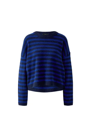 Oui - Pullover blue blue - Gr. - 36