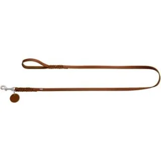 Hunter Führleine Solid Education cognac 1,1 cm, 1,5 m