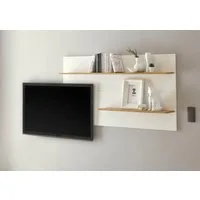 Home affaire Wandregal City/Giron, modernes Wandboard, Wandhalter mit Ablagefläche, vielseitig einsetzbares Hängeregal