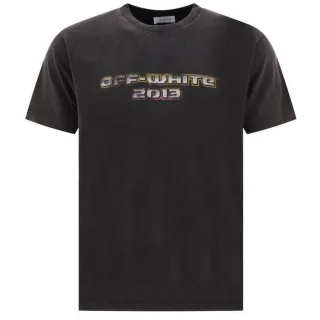 Off-White Bacchus Slim Schwarzes T-Shirt