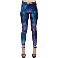 Boland Kostüm Meerjungfrau Leggings blau, Für die Mermaid beim Landgang