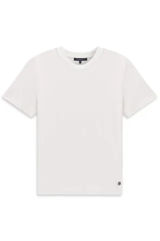 bugatti - Damen T-shirt ecru - Gr. - 42