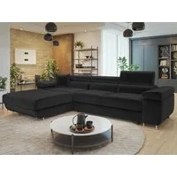 MIRJAN24 Ecksofa Torezio Mini, mit Bettkasten und Schlaffunktion, Einstellbare Kopfstützen, 280x170x70-90 cm