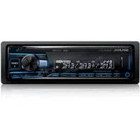 ALPINE UTE-204DAB Bluetooth DAB USB MP3 1-DIN Autoradio (RDS, Abnehmbares Bedienteil, AM/FM Radio, Animiertes Display, Bluetooth, DAB+, Eingebauter Equalizer, Freisprecheinrichtung, 1 DIN, Freisprecheinrichtung, Bluetooth)