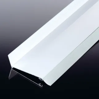Alu-Wandanschlussprofil inklusive Dichtung 120 mm