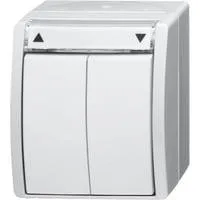 Jalousieschalter 2601/4 W-54 weiß, Retail