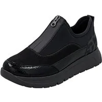 Remonte Plateausneaker Halbschuh, Casual-Sneaker mit Lackdetails