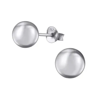 Kugel Ohrringe aus 925 Silber