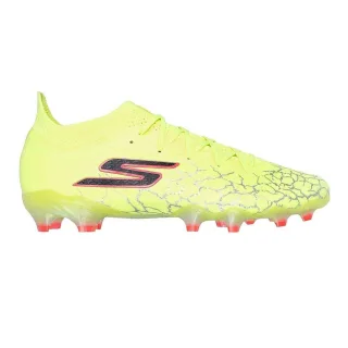 Skechers - Crackle-Effekt Fußballschuhe mit festem Boden für Herren (Gelb/Schwarz)