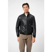 RICANO Lederjacke Marlon Lederjacke im klassischen Stil aus Büffel-Nappa Leder