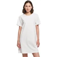urbandreamz Jerseykleid Damen Kleid Shirt Tee Dress Shirt Mittel Lang Rundhals