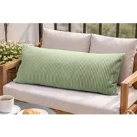 Amilian Dekokissen 40x80 cm mit Füllung - Sofakissen, Zierkissen - Couchkissen, 1 Stück - weich, formstabil, pflegeleicht und waschbar