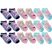 Peppa Pig Feinsocken PEPPA WUTZ kurze Socken Set 9 Paar Mädchen Strümpfe Gr.23 24 25 26 207 28 29 30 31