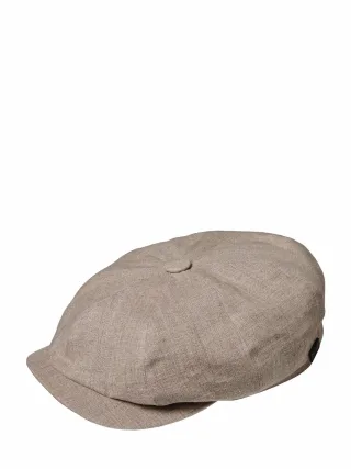 Diefenthal Herren Baker Boy 1920 Beige Obermaterial: 100 % Leinen