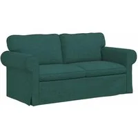 vidaXL Sofa Sofa Dunkelgrün 175 x 82 x 80 cm Stoff, 1 Teile