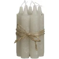 Annastore Spitzkerze 7-tlg. Set Kerzen H 11 cm - Stabkerzen für Flaschen und Vasen