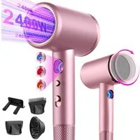 Forrlite Haartrockner 2026 Neues Haartrockner,Föhn Ionen mit Diffusor 2400W AC Motor, 2400 W, 3 Stylingdüsen Professional Ionen Haartrockner Haartrockner, Haartrockner 2400W, Professioneller Haarföhn mit 3 Hitze-Einstellungen