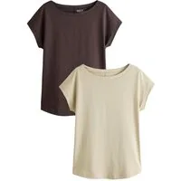 Next T-Shirt 2er-Pack T-Shirts mit Flügelärmeln (2-tlg)