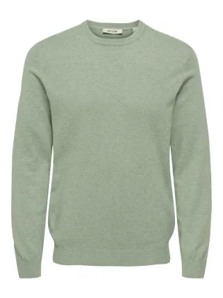only & sons - Pullover - Onsloui grün - Gr. - S