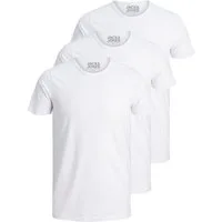 Jack & Jones T-Shirt Basic O-Neck (3-tlg., 3er Pack) etwas länger geschnitten, nicht zu kurz