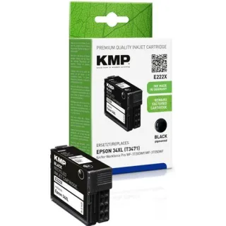 KMP E222X Tintenpatrone schwarz kompatibel mit Epson T3471