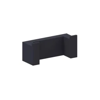 Giese Gifix Tono Handtuchhaken 39048-14 mit zwei Haken, schwarz matt