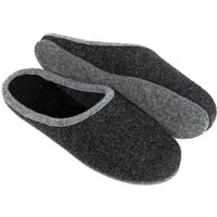 Pantoffelmann Wollfilzpantoffel Herren Filzpantoffel leichte Pantoffel Hausschuhe Pantoffel (1 Paar) Filzpantoffeln, Gästepantoffel besonders leicht