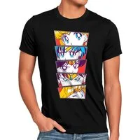 style3 T-Shirt Pretty Sailor Team sailor moon anime cosplay crystal