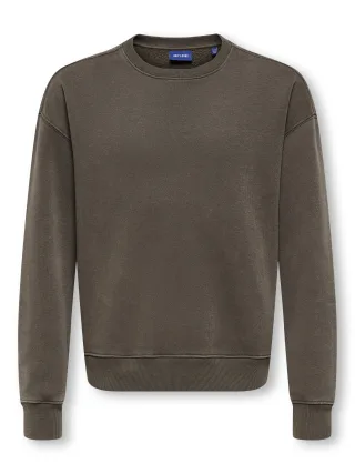 KIDS ONLY - OSJLARRY EFLOW RLX LS WASHED CREW Tarmac - Gr. - 152