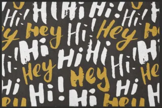 Fussmatte Hi Hey 4752 | Größe: 60 cm x 45 cm