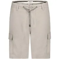 Eight2Nine Cargoshorts Vintage-Style Leinen Bermuda mit Kordelzug und Taschen Linen Shorts