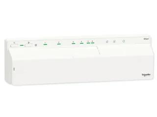 SCHNEIDER ELECTRIC Smart Home Wiser Verteilerleiste Fußbodenheizung, CCTFR6620, 24 V