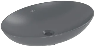 Villeroy & Boch Aufsatzwaschbecken Loop & Friends 4A4 800 620x420x150mm Graphite CeramicPlus, 4A4800 4A4800i4