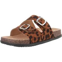 Ital-Design Damen Mules Freizeit Plateausandaletten