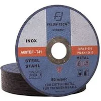 Falon-Tech Trennscheiben 10x Metalltrennscheiben Flexscheiben Stahl Edelstahl 230 x 2,5mm, (10-tlg)