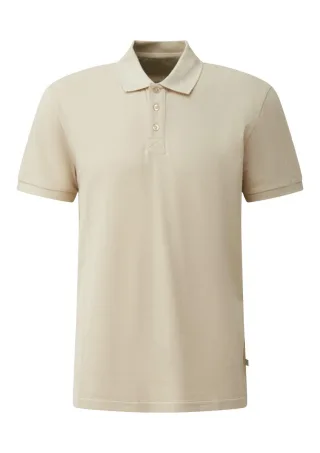 Q/S designed by - Polo-Shirt beige - Gr. - XL